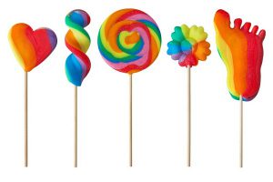 انواع آبنبات چوبی